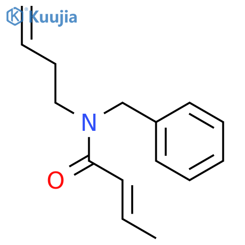 2-BUTENAMIDE, N-3-BUTENYL-N-(PHENYLMETHYL)- structure