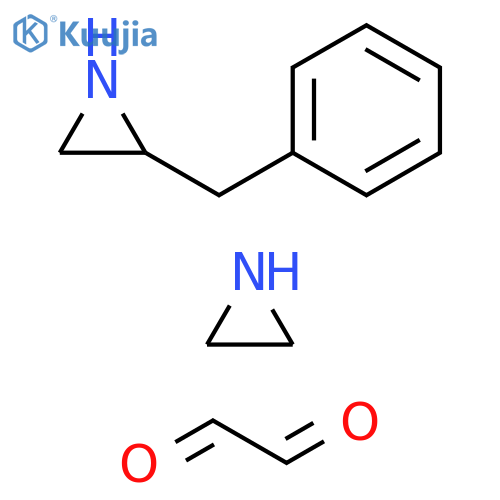 Ethanedial,polymerwithaziridineand2-(phenylmethyl)aziridine,hydrochloride structure