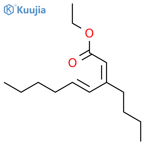 2,4-Nonadienoic acid, 3-butyl-, ethyl ester, (2E)- structure