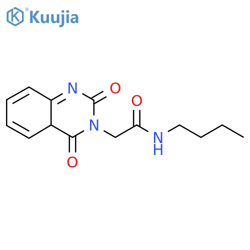 N-butyl-2-(2,4-dioxo-1,2,3,4-tetrahydroquinazolin-3-yl)acetamide structure