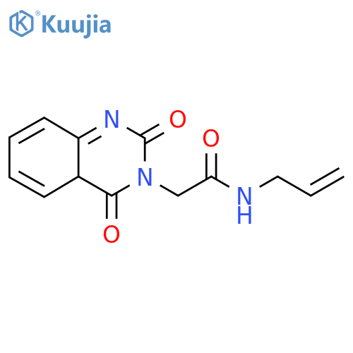 2-(2,4-dioxo-1,2,3,4-tetrahydroquinazolin-3-yl)-N-(prop-2-en-1-yl)acetamide structure