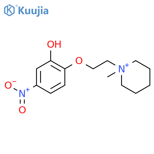 PIPERIDINIUM, 1-[2-(2-HYDROXY-4-NITROPHENOXY)ETHYL]-1-METHYL- structure