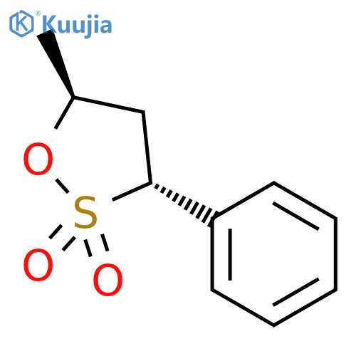 1,2-OXATHIOLANE, 5-METHYL-3-PHENYL-, 2,2-DIOXIDE, (3R,5S)- structure