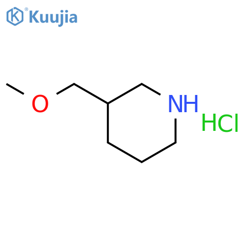 3-(METHOXYMETHYL)PIPERIDINE HYDROCHLORIDE structure