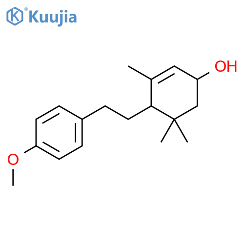 2-Cyclohexen-1-ol, 4-[2-(4-methoxyphenyl)ethyl]-3,5,5-trimethyl- structure