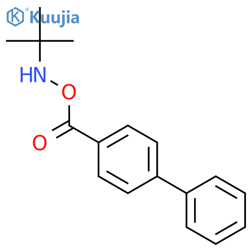 2-Propanamine, N-[([1,1'-biphenyl]-4-ylcarbonyl)oxy]-2-methyl- structure
