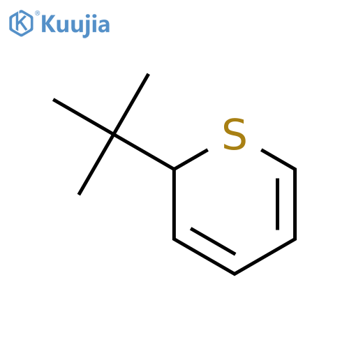 2H-Thiopyran, 2-(1,1-dimethylethyl)- structure
