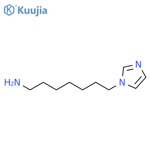 1H-Imidazole-1-heptanamine structure