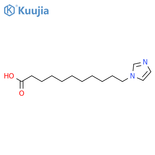 1H-Imidazole-1-undecanoic acid structure