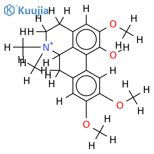 6-Hydroxy-2,3,5-trimethoxy-N,N-dimethyl-aporphinium structure