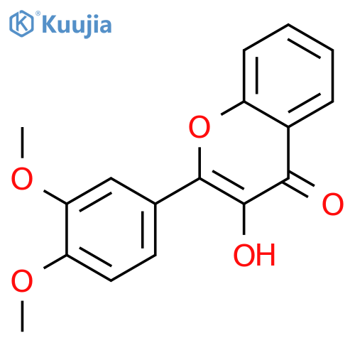 2-(3,4-Dimethoxyphenyl)-3-hydroxy-4H-1-benzopyran-4-one structure