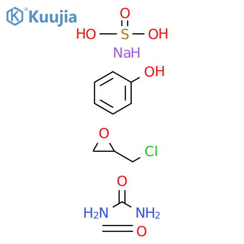 Sulfurousacid,monosodiumsalt,polymerwith(chloromethyl)oxirane,formaldehyde,phenolandurea structure