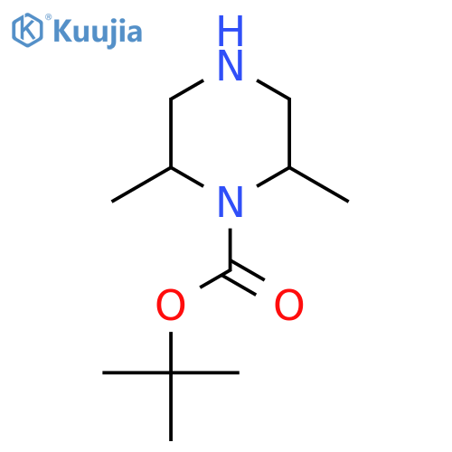1-Boc-2,6-dimethylpiperazine structure