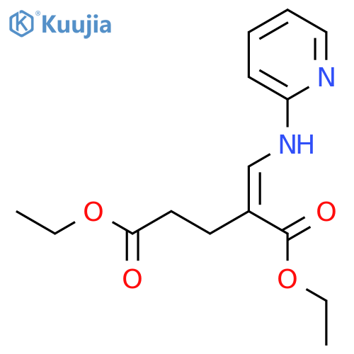 PENTANEDIOIC ACID, 2-[(2-PYRIDINYLAMINO)METHYLENE]-, DIETHYL ESTER, (Z)- structure