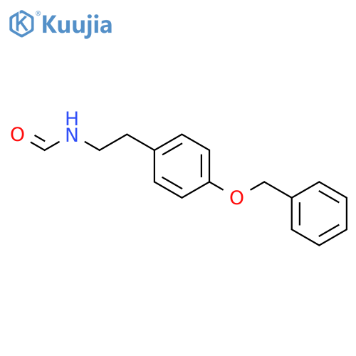 Formamide, N-[2-[4-(phenylmethoxy)phenyl]ethyl]- structure
