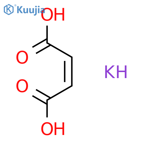 CIS-BUTENEDIOIC ACID MONOPOTASSIUM SALT structure