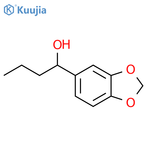 1-(1,3-benzodioxol-5-yl)butan-1-ol structure