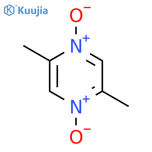 Pyrazine, 2,5-dimethyl-, 1,4-dioxide structure