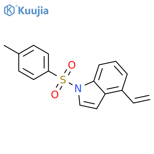 1H-Indole, 4-ethenyl-1-[(4-methylphenyl)sulfonyl]- structure
