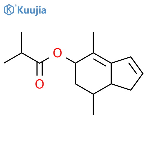 2,4,5,6,7,7a-hexahydro-4,7-methano-1H-inden-5(or 6)-yl isobutyrate structure