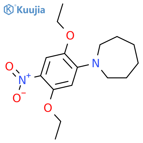 1-(2,5-diethoxy-4-nitrophenyl)azepane structure