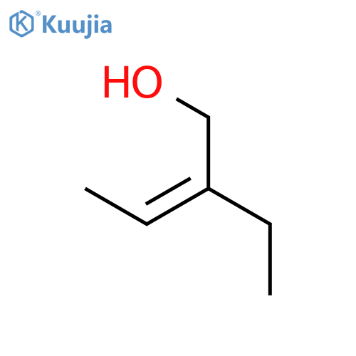 2-Buten-1-ol, 2-ethyl-, (2Z)- structure