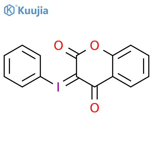 Iodonium, phenyl-, 2,4-dioxo-2H-1-benzopyran-3(4H)-ylide structure