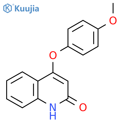 4-(4-Methoxyphenoxy)-2(1H)-quinolinone structure
