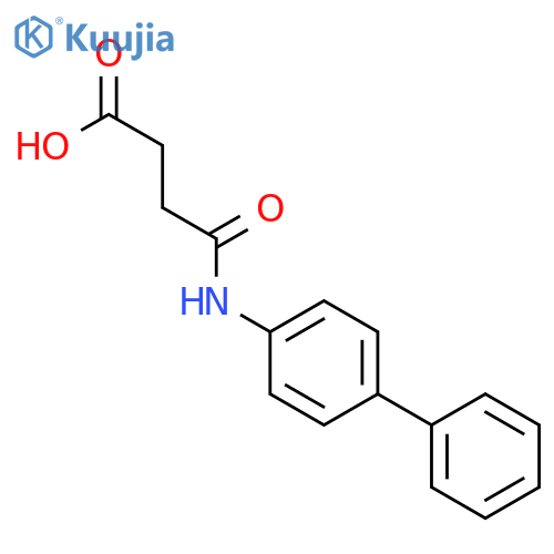 BUTANOIC ACID, 4-([1,1'-BIPHENYL]-4-YLAMINO)-4-OXO- structure