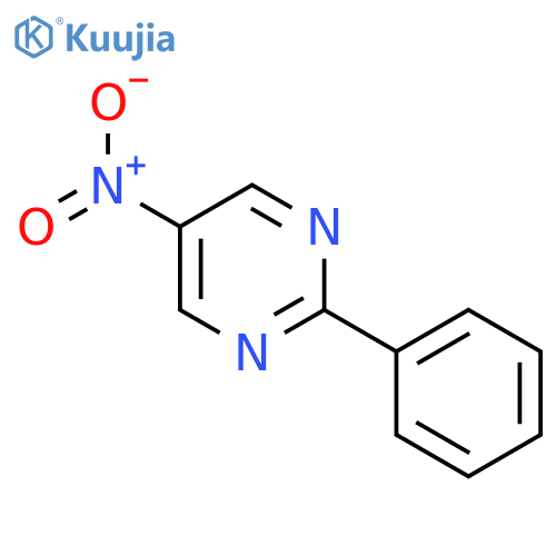 Pyrimidine, 5-nitro-2-phenyl- structure
