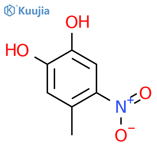 4-Methyl-5-nitrocatechol structure