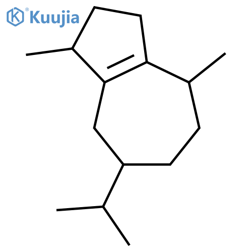 1,2,3,4,5,6,7,8-octahydro-7-isopropyl-1,4-dimethylazulene, didehydro derivative structure
