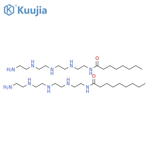 Nonanamide,N-[2-[[2-[[2-[(2-aminoethyl)amino]ethyl]amino]ethyl]amino]ethyl]-,2-methyl-2-propenylated,polymerwith2-methyl-2-propenylatedN-[2-[[2-[[2-[(2-aminoethyl)amino]ethyl]amino]ethyl]amino]ethyl]octanamide structure
