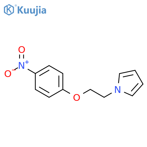 1H-Pyrrole, 1-[2-(4-nitrophenoxy)ethyl]- structure