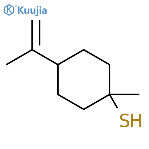 Cyclohexanethiol,1-methyl-4-(1-methylethenyl)- structure