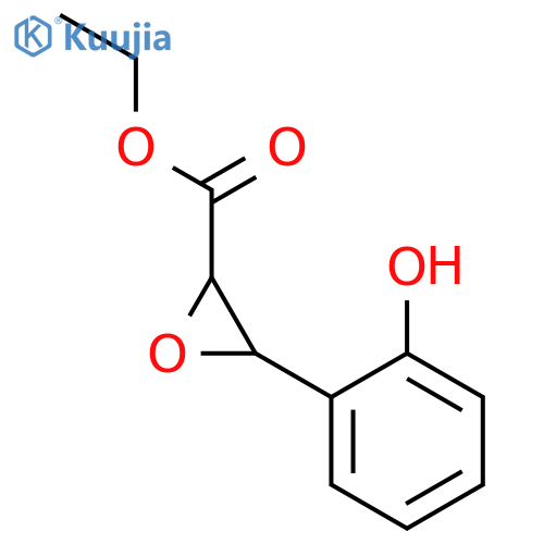 2-Oxiranecarboxylicacid, 3-(2-hydroxyphenyl)-, ethyl ester structure