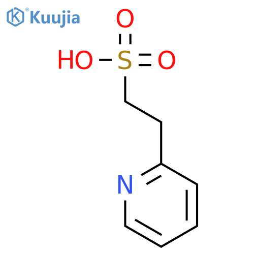 2-Pyridineethanesulfonic acid structure