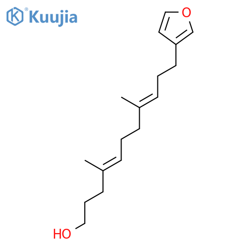 4,8-Undecadien-1-ol, 11-(3-furanyl)-4,8-dimethyl-, (4E,8E)- structure