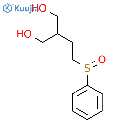 1,3-Propanediol, 2-[2-(phenylsulfinyl)ethyl]- structure