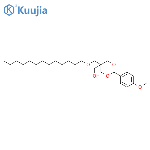 1,3-DIOXANE-5-METHANOL, 2-(4-METHOXYPHENYL)-5-[(TRIDECYLOXY)METHYL]- structure