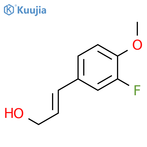3-(3-fluoro-4-methoxyphenyl)prop-2-en-1-ol structure