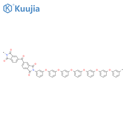 POLY[(1,3-DIHYDRO-1,3-DIOXO-2H-ISOINDOLE-2,5-DIYL)CARBONYL(1,3-DIHYDRO-1,3-DIOXO-2H-ISOINDOLE-5,2-DIYL)-1,3-PHENYLENEOXY-1,3-PHENYLENEOXY-1,3-PHENYLENEOXY-1,3-PHENYLENEOXY-1,3-PHENYLENEOXY-1,3-PHENYLENEOXY-1,3-PHENYLENE] structure