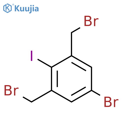 Benzene, 5-bromo-1,3-bis(bromomethyl)-2-iodo- structure