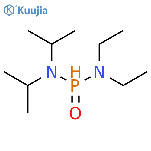 PHOSPHONIC DIAMIDE, N,N-DIETHYL-N',N'-BIS(1-METHYLETHYL)- structure