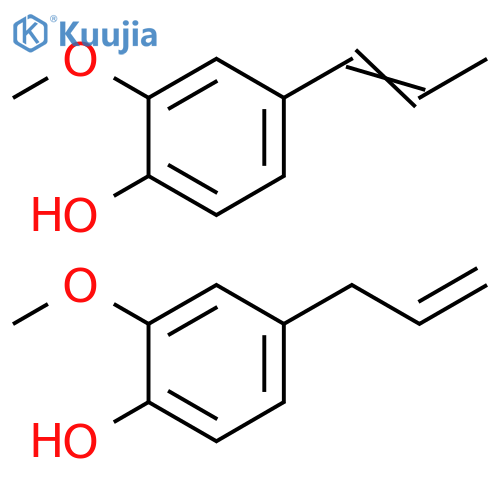 Phenol,2-methoxy-4-(1-propenyl)-,polymerwith2-methoxy-4-(2-propenyl)phenol structure