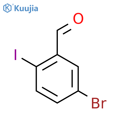 5-Bromo-2-iodobenzaldehyde structure