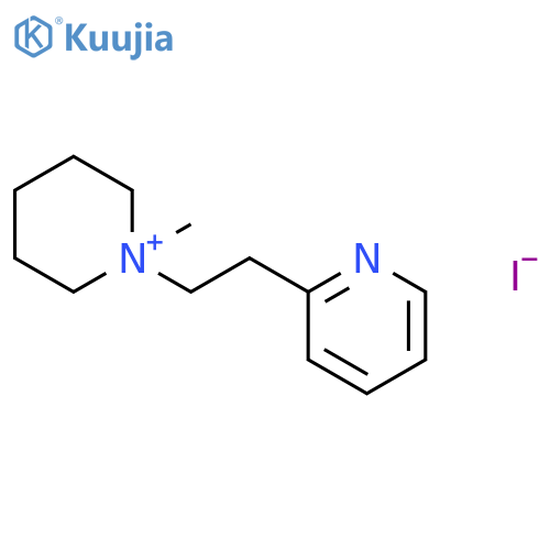 1-methyl-1-[2-(pyridin-2-yl)ethyl]piperidinium iodide structure