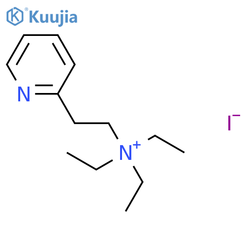 N,N,N-triethyl-2-(pyridin-2-yl)ethanaminium iodide structure