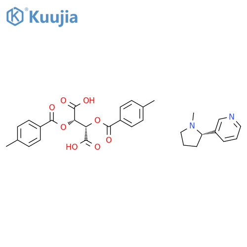 (-)-Nicotine (+)-O,O’-Di-p-toluoyl-D-tartaric Acid structure