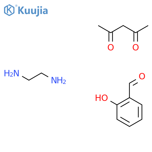 Benzaldehyde, 2-hydroxy-, reaction products with acetylacetone and ethylenediamine structure